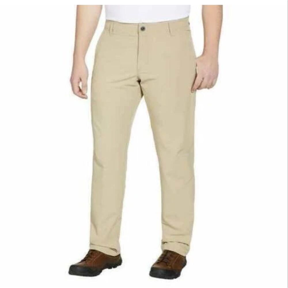 HI-TEC Men's Cross Functional Performance Pants, KHAKI, 42x30